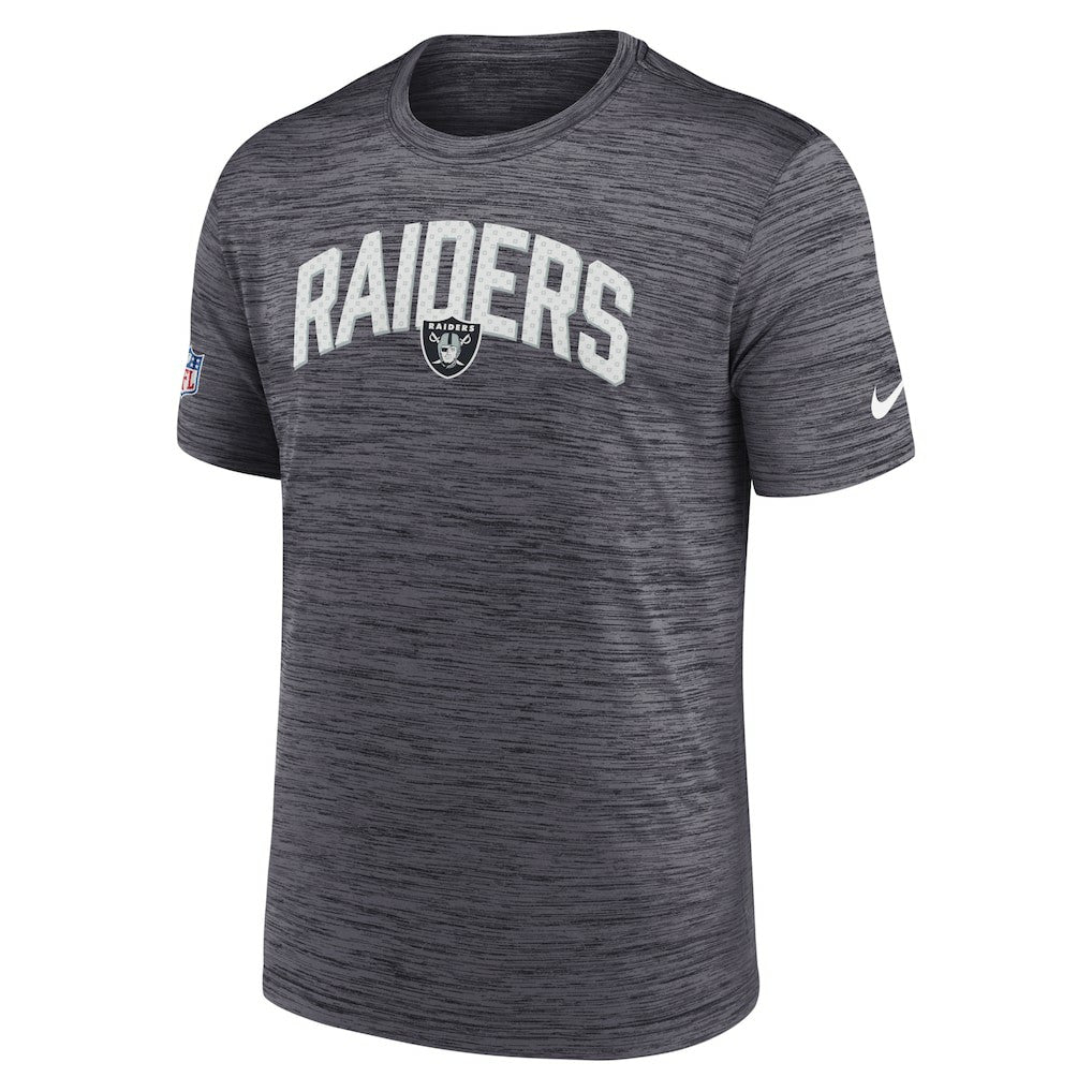 Las Vegas Raiders Sideline Velocity Athletic Stack Performance T-Shirt | NFL Hot
