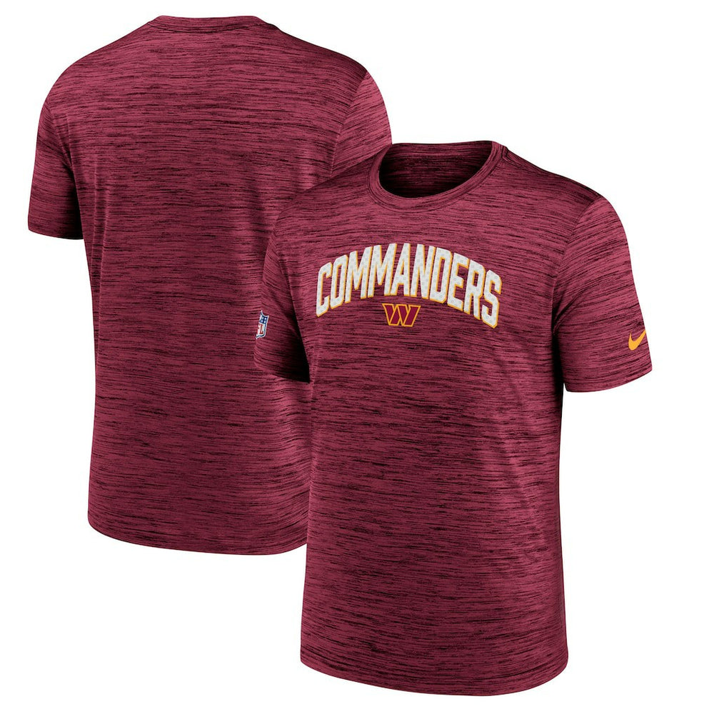 Washington Commanders Sideline Velocity Athletic Stack Performance T-Shirt | NFL Outlet