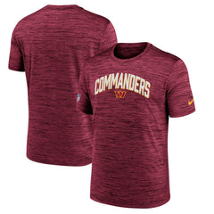 Washington Commanders Sideline Velocity Athletic Stack Performance T-Shirt | NFL Outlet