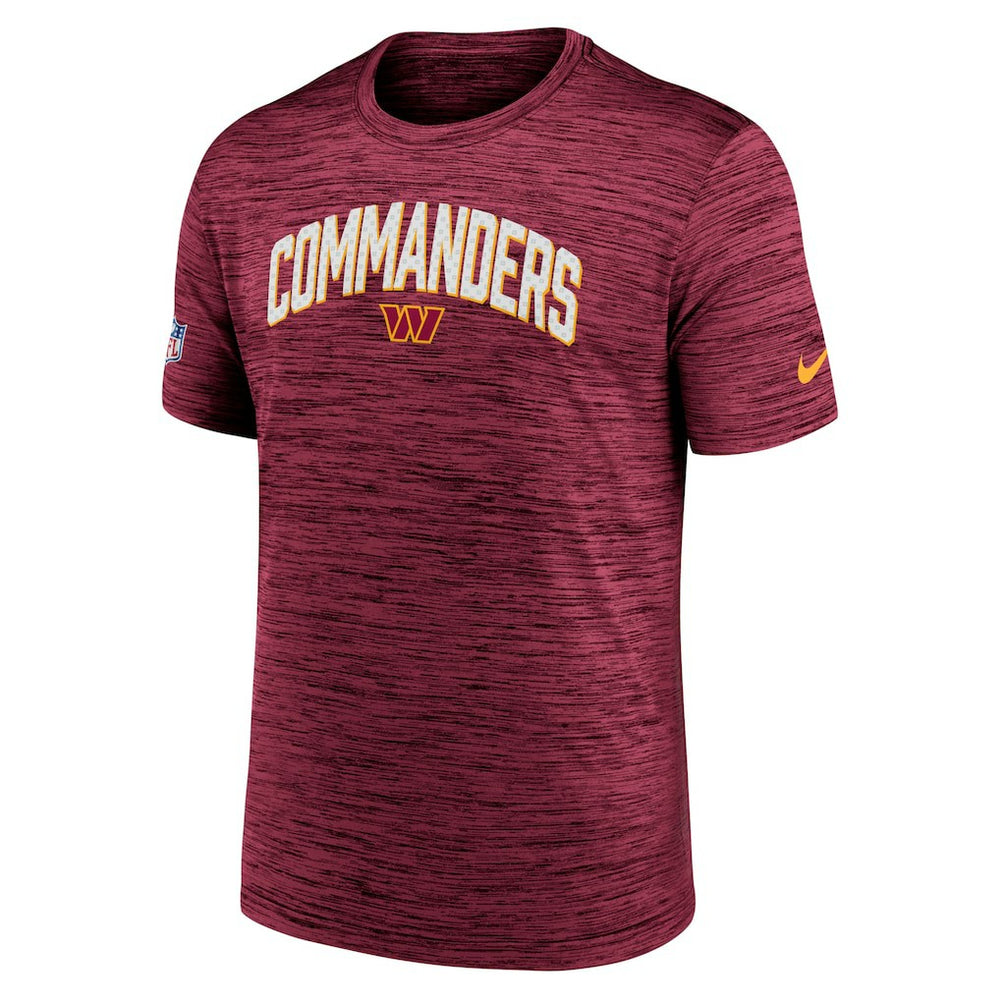 Washington Commanders Sideline Velocity Athletic Stack Performance T-Shirt | NFL Outlet