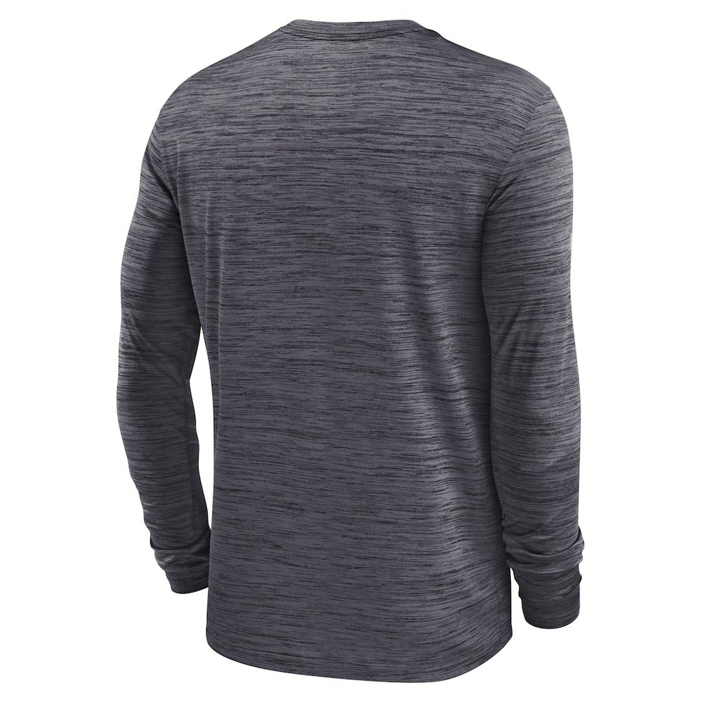 Las Vegas Raiders Sideline Velocity Athletic Stack Performance Long Sleeve T-Shirt | NFL Hot