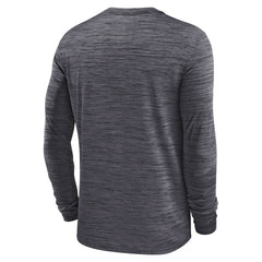 Las Vegas Raiders Sideline Velocity Athletic Stack Performance Long Sleeve T-Shirt | NFL Hot