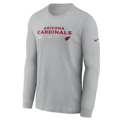 Arizona Cardinals Sideline Infograph Lock Up Performance Long Sleeve T-Shirt | NFL Hot