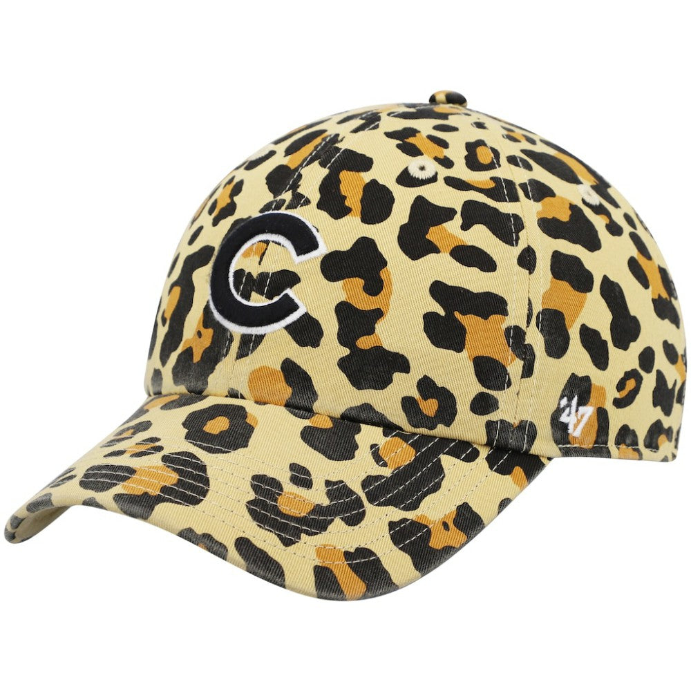 Chicago Cubs '47 Women's Bagheera Cheetah Clean up Adjustable Hat - MLB Hats