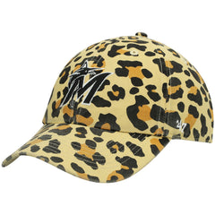 Miami Marlins '47 Women's Bagheera Cheetah Clean up Adjustable Hat - MLB Hats