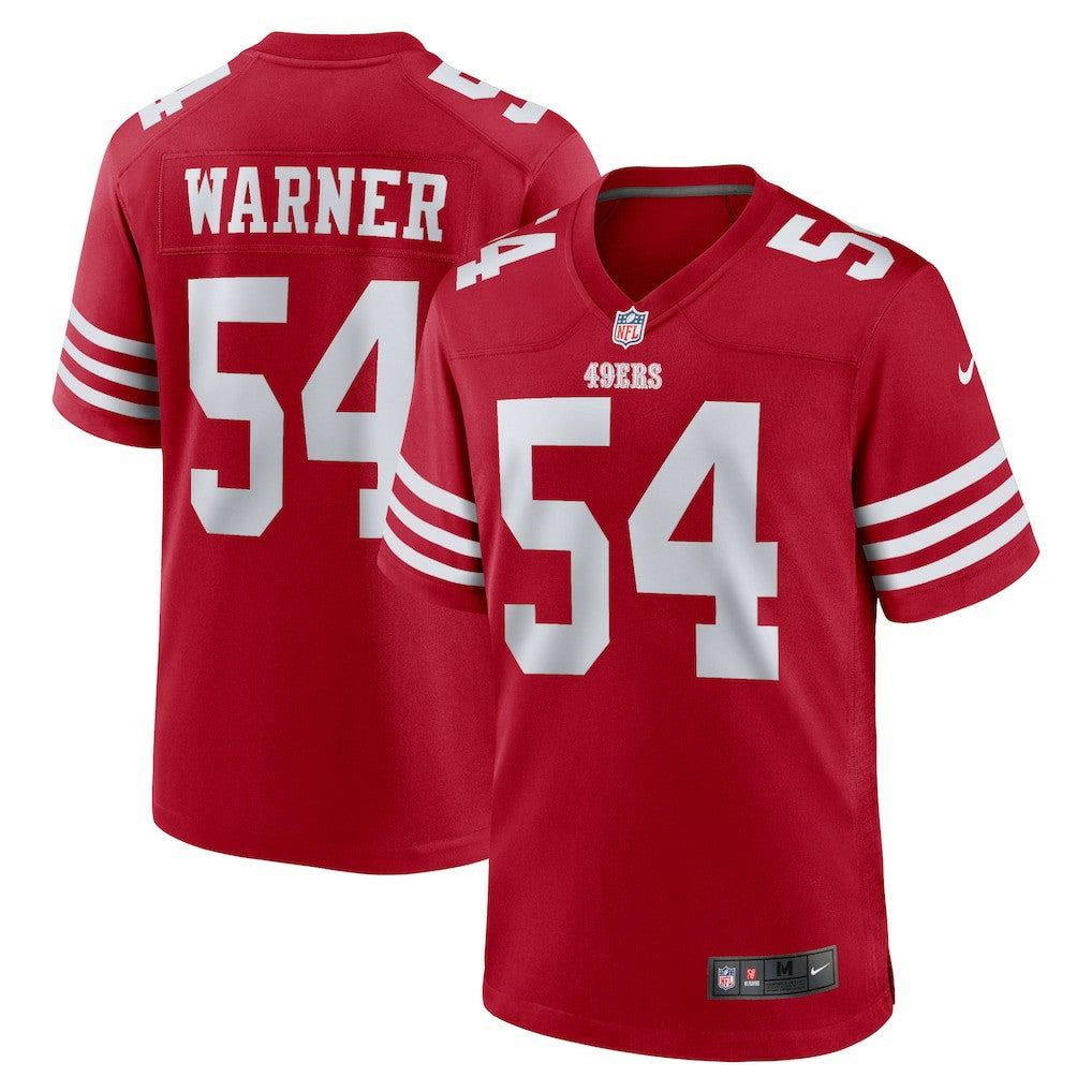 San Francisco 49ers Fred Warner  Team Game Player Jersey | NFL On sale