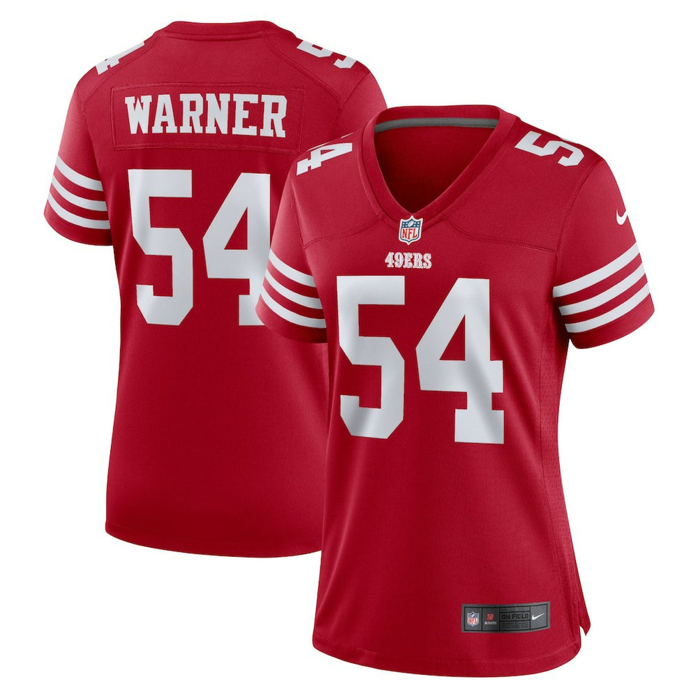 San Francisco 49ers Fred Warner  Women's Game Player Jersey | NFL Outlet