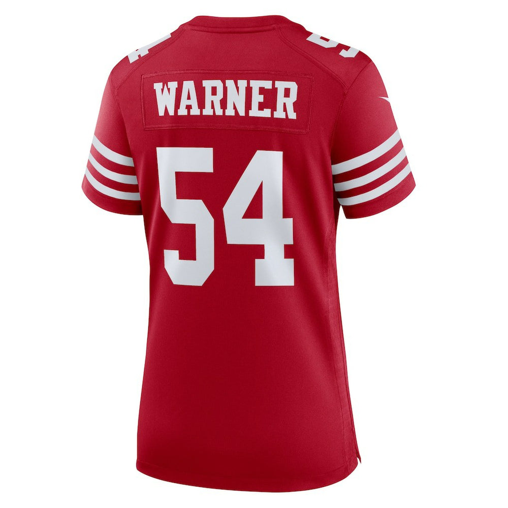 San Francisco 49ers Fred Warner  Women's Game Player Jersey | NFL Outlet
