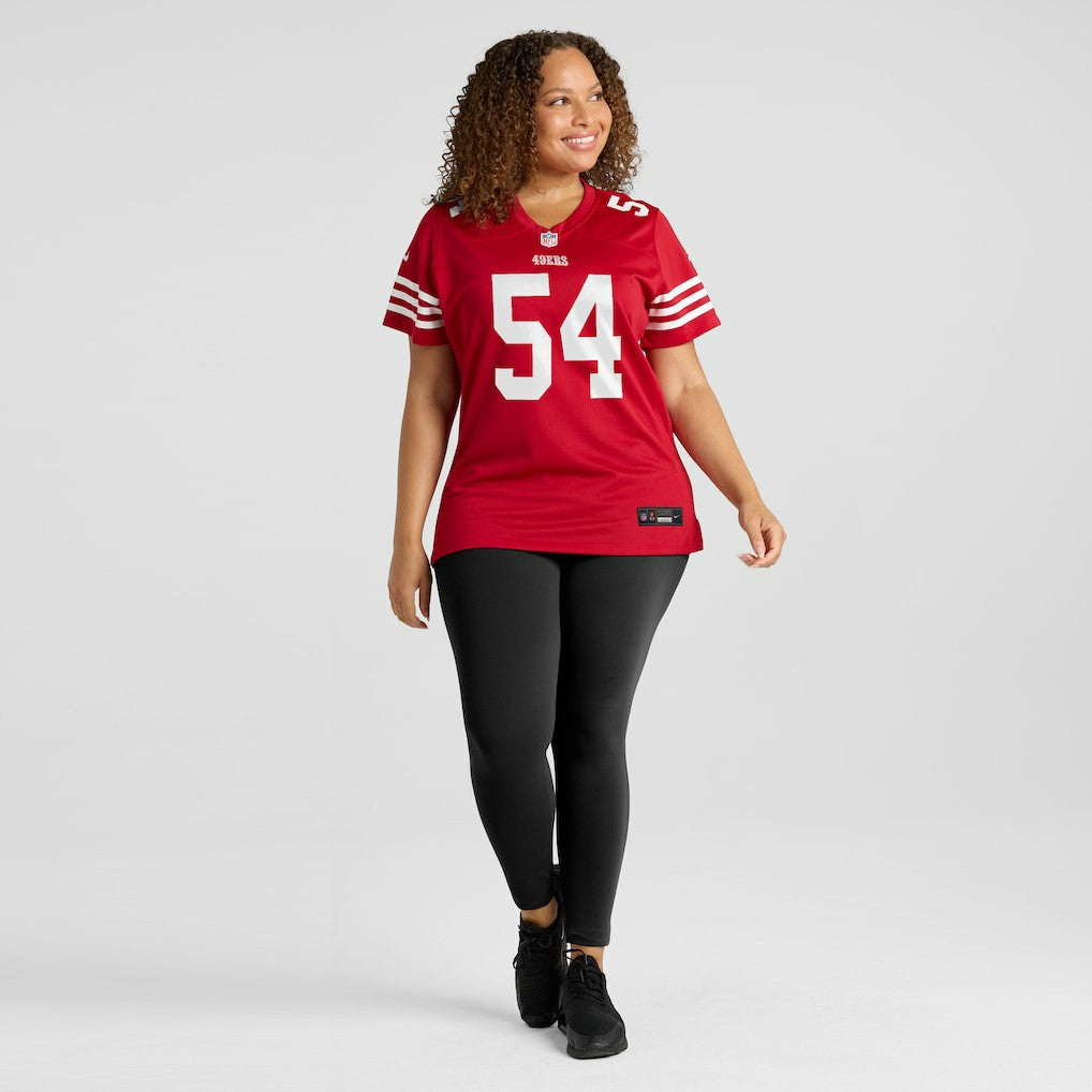 San Francisco 49ers Fred Warner  Women's Game Player Jersey | NFL Outlet
