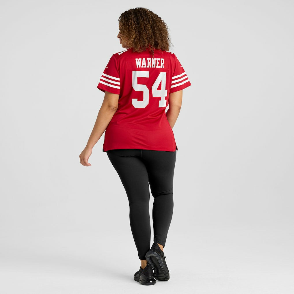 San Francisco 49ers Fred Warner  Women's Game Player Jersey | NFL Outlet