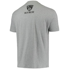 Heathered Gray Brooklyn Nets BALL'N Since 2012 T-Shirt | NBA
