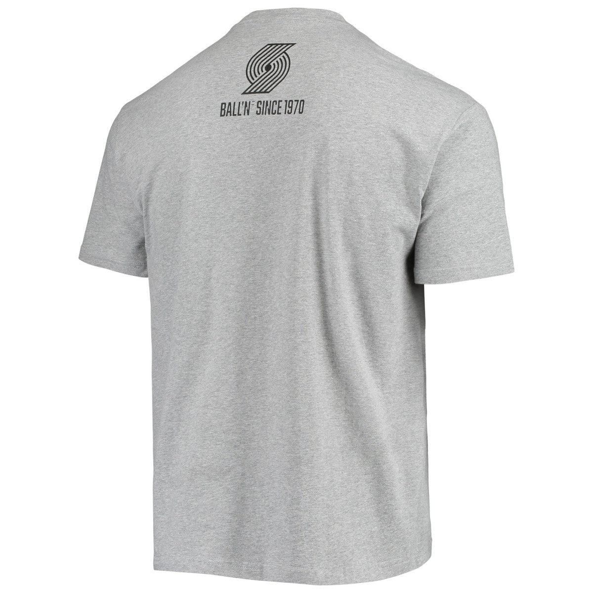 Heathered Gray Portland Trail Blazers BALL'N Since 1970 T-Shirt | NBA