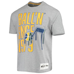 Heathered Gray Utah Jazz BALL'N Since 1979 T-Shirt | NBA