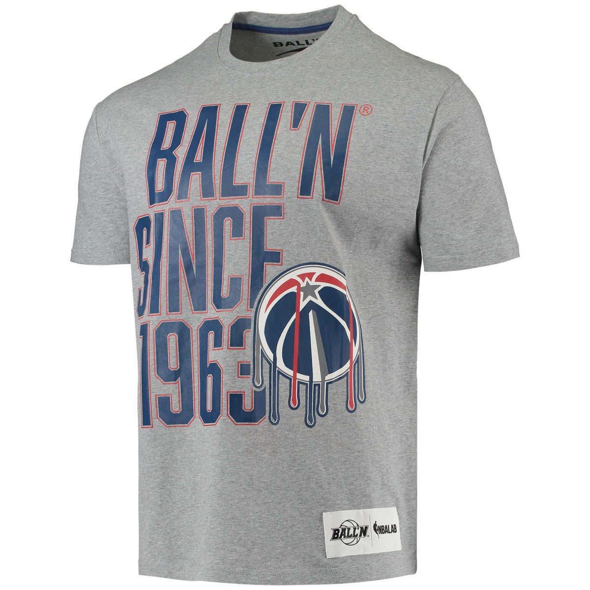 Heathered Gray Washington Wizards BALL'N Since 1963 T-Shirt | NBA