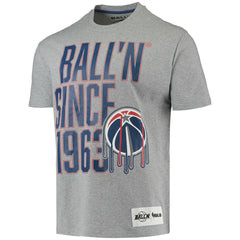 Heathered Gray Washington Wizards BALL'N Since 1963 T-Shirt | NBA
