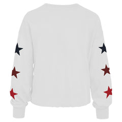 White Brooklyn Nets '47 Women's 2021/22 City Edition Call Up Parkway Long Sleeve T-Shirt | NBA