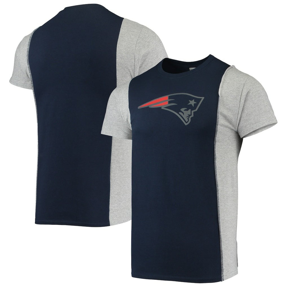 New England Patriots Refried Apparel Sustainable Split T-Shirt | NFL Near me