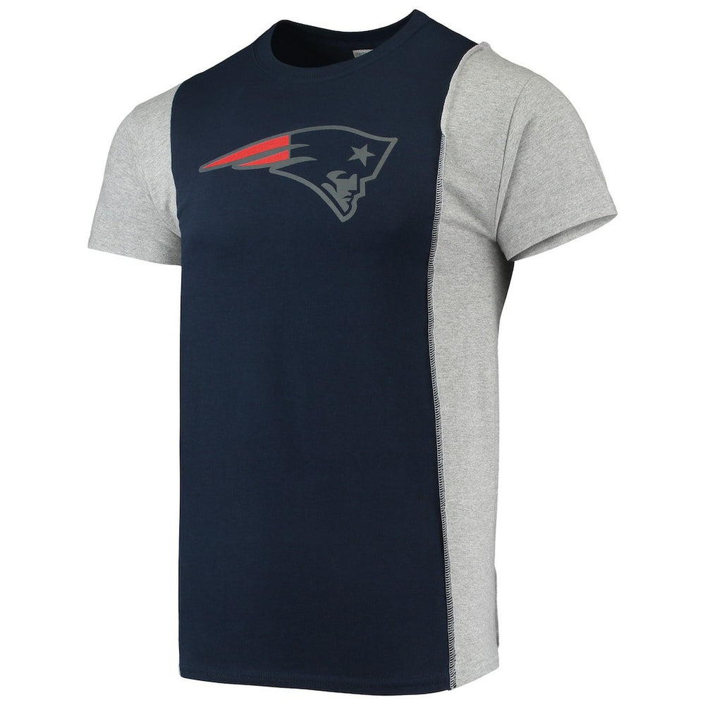 New England Patriots Refried Apparel Sustainable Split T-Shirt | NFL Near me