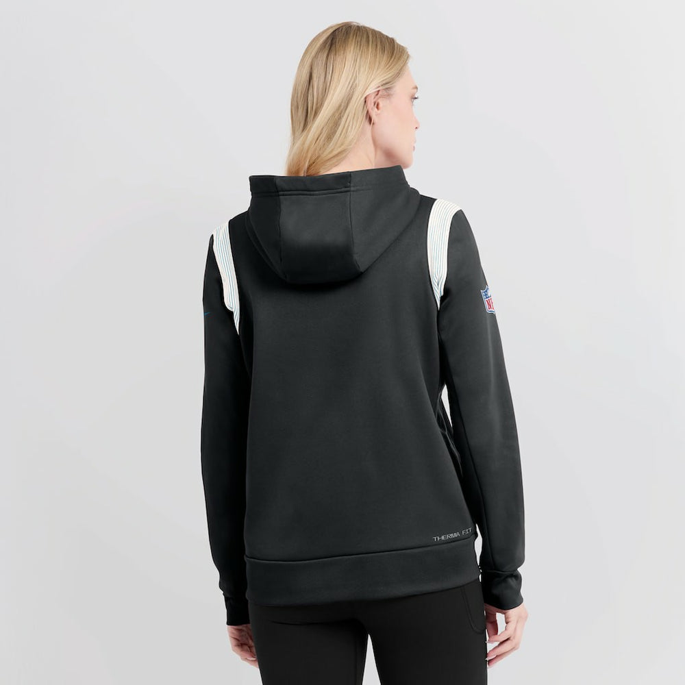 Carolina Panthers Women's Sideline Stack Performance Pullover Hoodie | NFL Hot