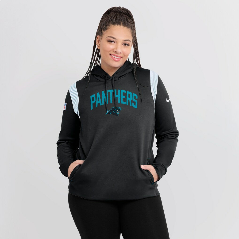 Carolina Panthers Women's Sideline Stack Performance Pullover Hoodie | NFL Hot