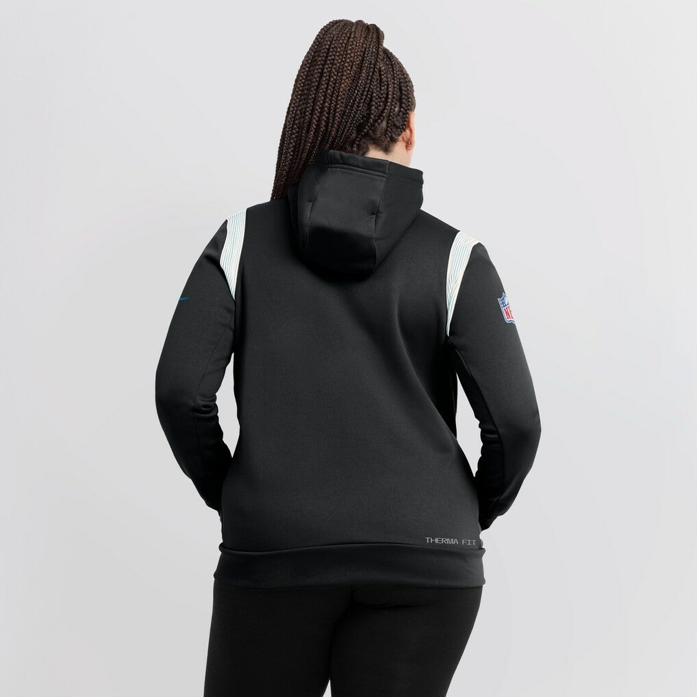 Carolina Panthers Women's Sideline Stack Performance Pullover Hoodie | NFL Hot
