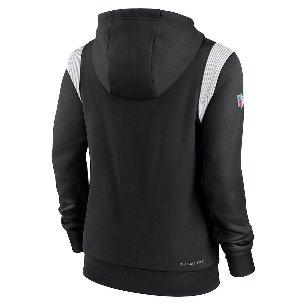 New Orleans Saints Women's Sideline Stack Performance Pullover Hoodie | NFL Discount
