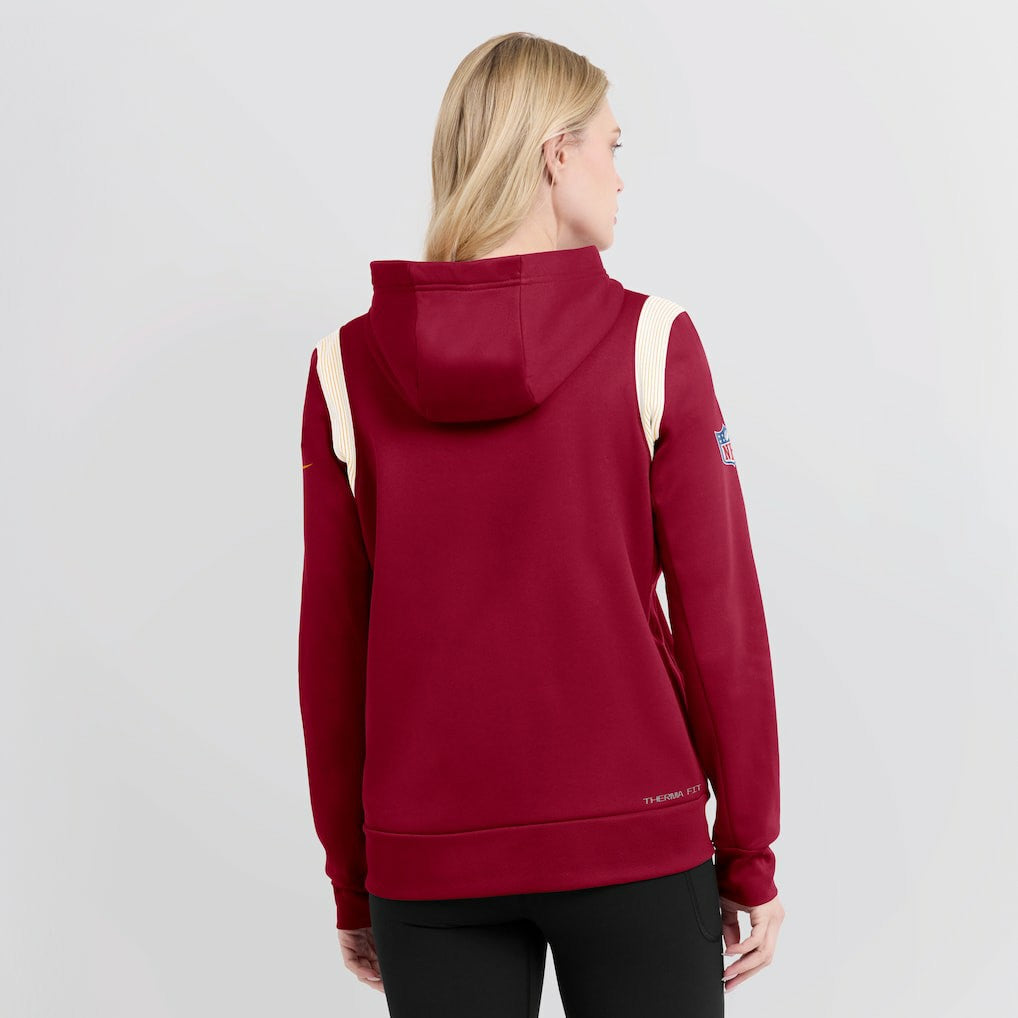 Washington Commanders Women's Sideline Stack Performance Pullover Hoodie | NFL Sale
