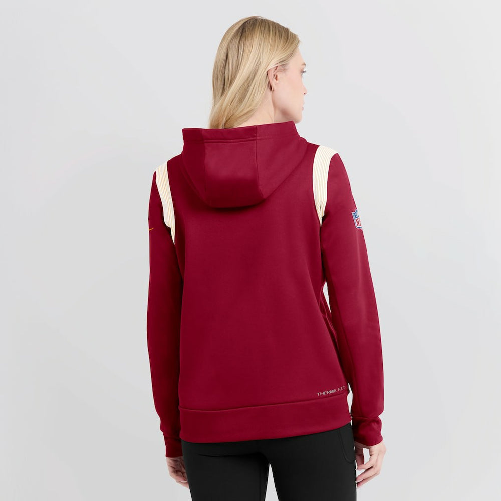 Washington Commanders Women's Sideline Stack Performance Pullover Hoodie | NFL Sale