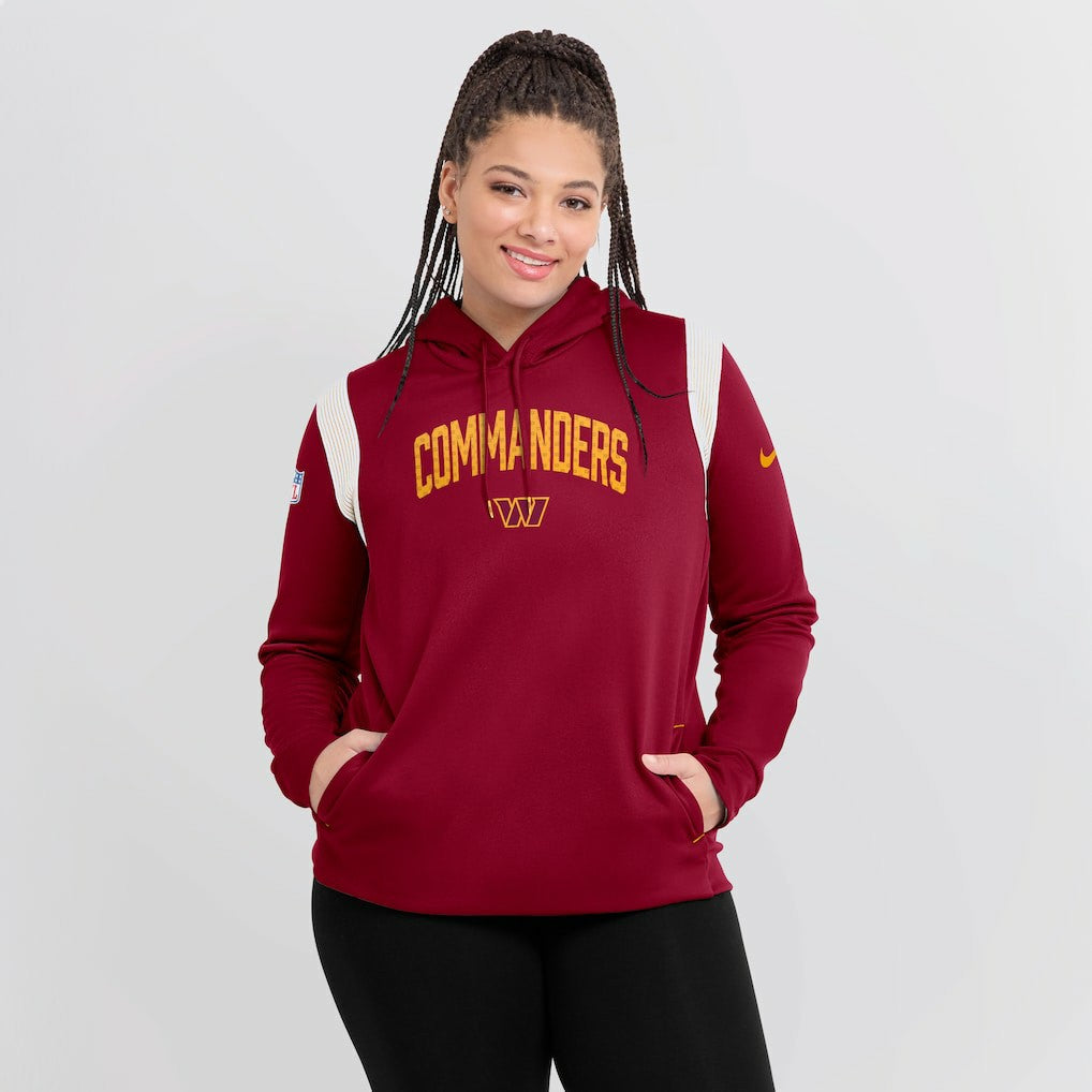 Washington Commanders Women's Sideline Stack Performance Pullover Hoodie | NFL Sale