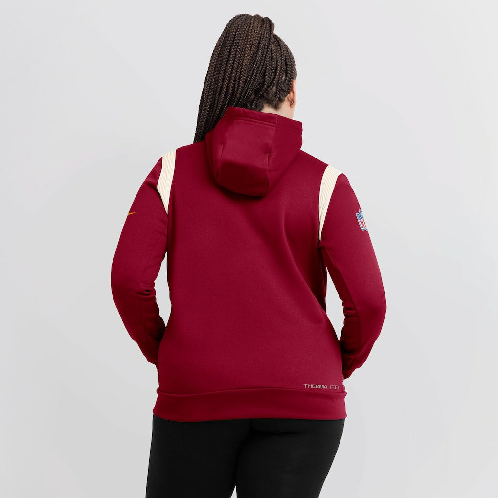 Washington Commanders Women's Sideline Stack Performance Pullover Hoodie | NFL Sale