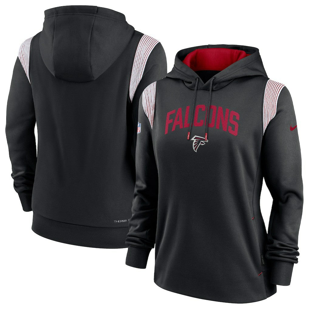 Atlanta Falcons Women's Sideline Stack Performance Pullover Hoodie | NFL New