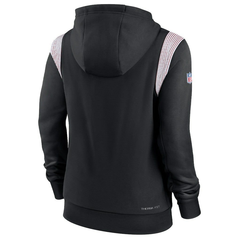 Atlanta Falcons Women's Sideline Stack Performance Pullover Hoodie | NFL New
