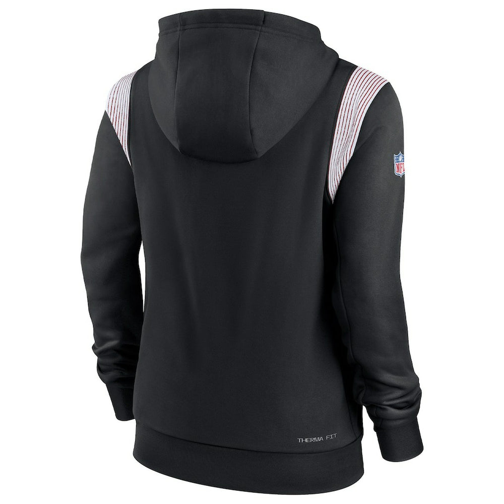Atlanta Falcons Women's Sideline Stack Performance Pullover Hoodie | NFL New