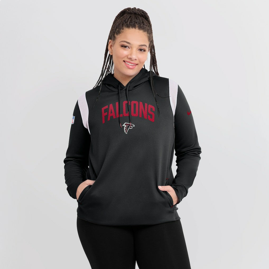 Atlanta Falcons Women's Sideline Stack Performance Pullover Hoodie | NFL New