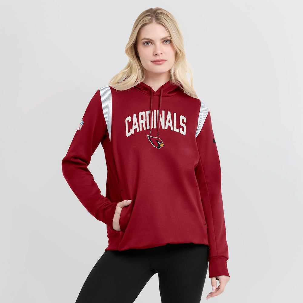 Arizona Cardinals Women's Sideline Stack Performance Pullover Hoodie | NFL US
