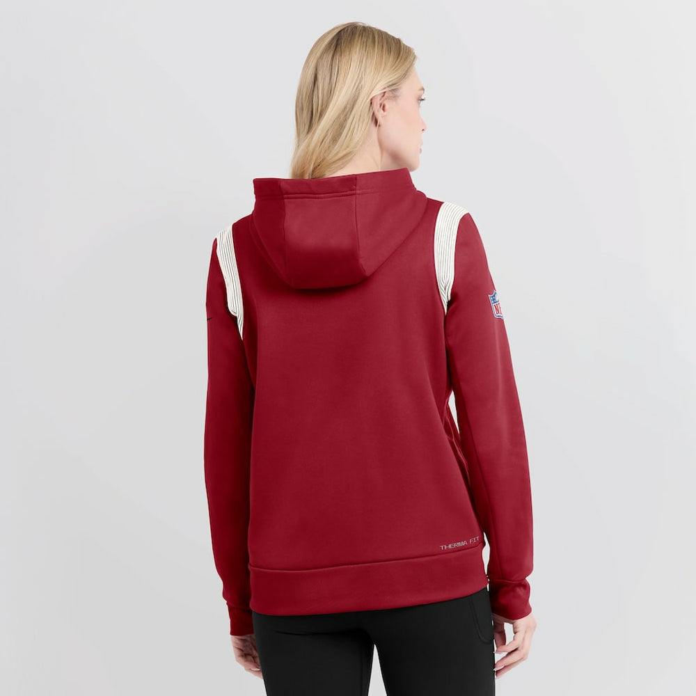 Arizona Cardinals Women's Sideline Stack Performance Pullover Hoodie | NFL US