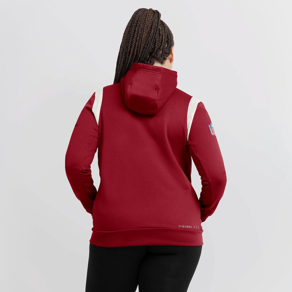 Arizona Cardinals Women's Sideline Stack Performance Pullover Hoodie | NFL US