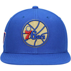 Royal Philadelphia 76ers 50th Anniversary Snapback Hat | NBA