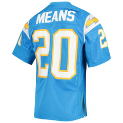 Los Angeles Chargers Natrone Means  1994 Authentic Throwback Retired Player Jersey | NFL Near me