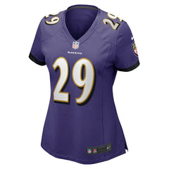 Baltimore Ravens Ar'Darius Washington  Women's Player Game Jersey | NFL New