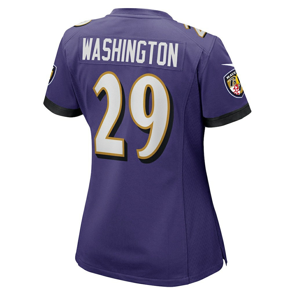 Baltimore Ravens Ar'Darius Washington  Women's Player Game Jersey | NFL New