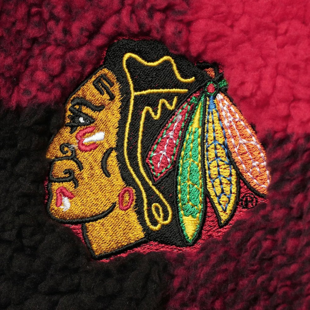 Chicago Blackhawks G-III 4Her by Carl Banks Women's Plaid Sherpa Quarter-Zip Jacket -  NHL Jackets
