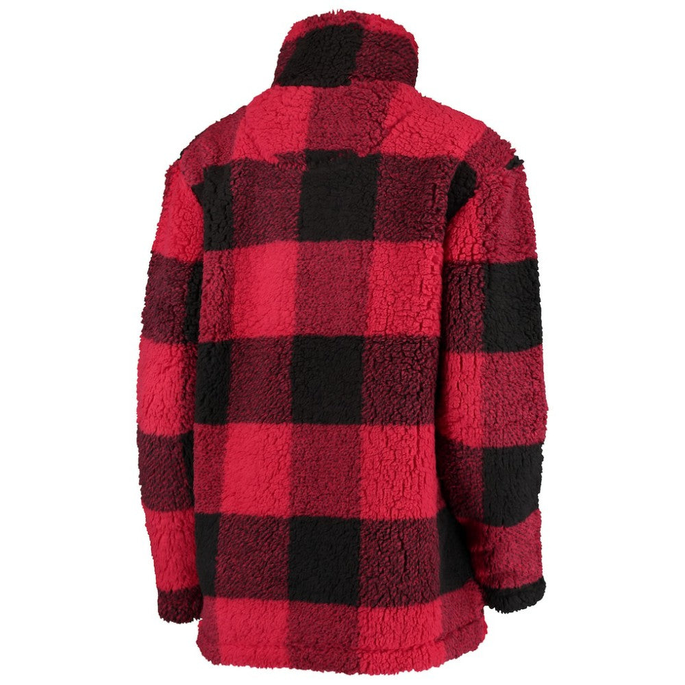 Chicago Blackhawks G-III 4Her by Carl Banks Women's Plaid Sherpa Quarter-Zip Jacket -  NHL Jackets