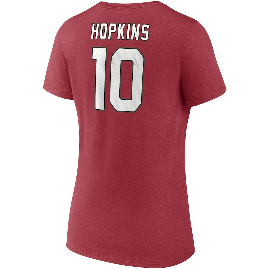 Arizona Cardinals DeAndre Hopkins  Women's Player Icon Name & Number V-Neck T-Shirt | NFL Sale