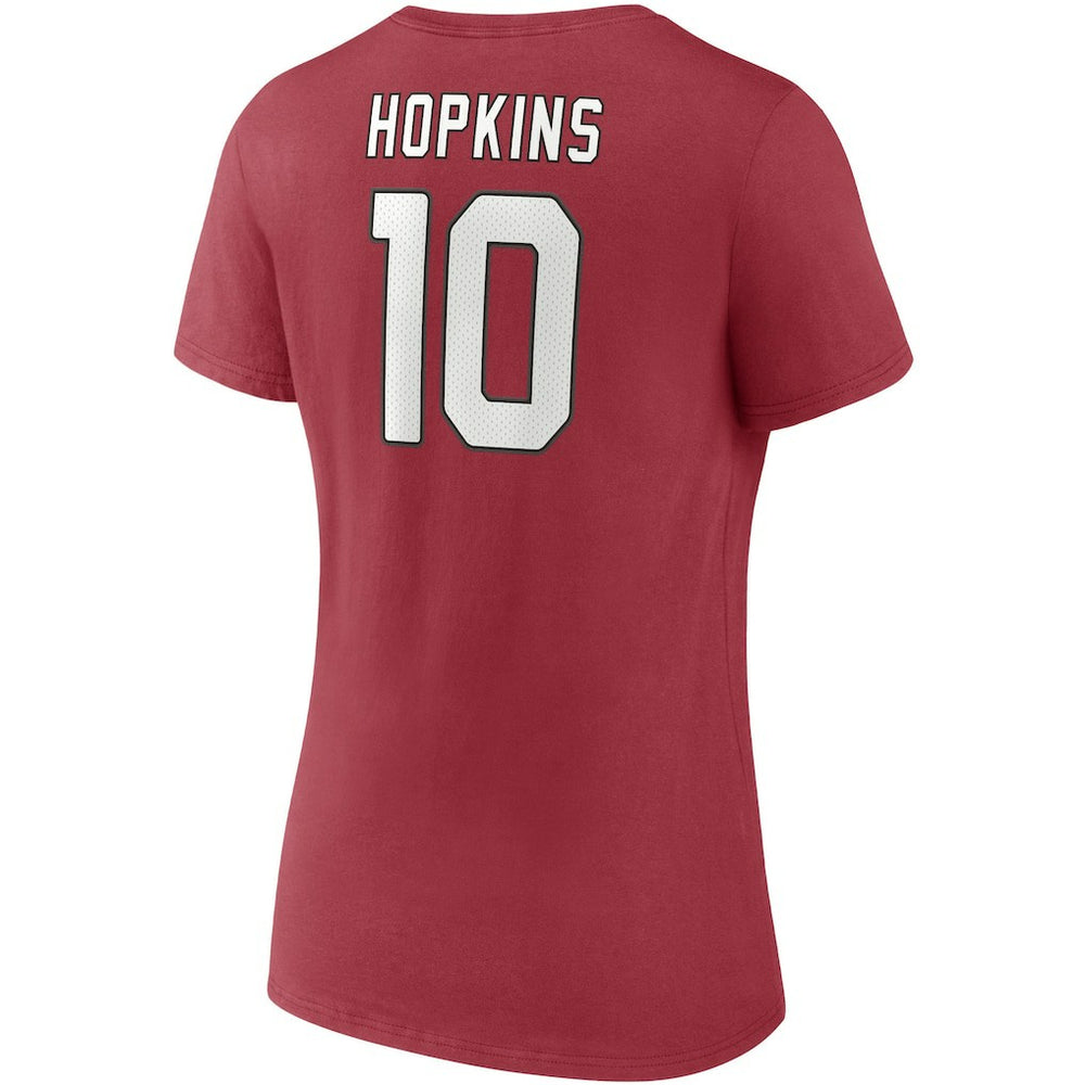 Arizona Cardinals DeAndre Hopkins  Women's Player Icon Name & Number V-Neck T-Shirt | NFL Sale