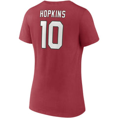 Arizona Cardinals DeAndre Hopkins  Women's Player Icon Name & Number V-Neck T-Shirt | NFL Sale