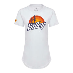 White Phoenix Suns Sportiqe Women's 2021/22 City Edition Phoebe T-Shirt | NBA