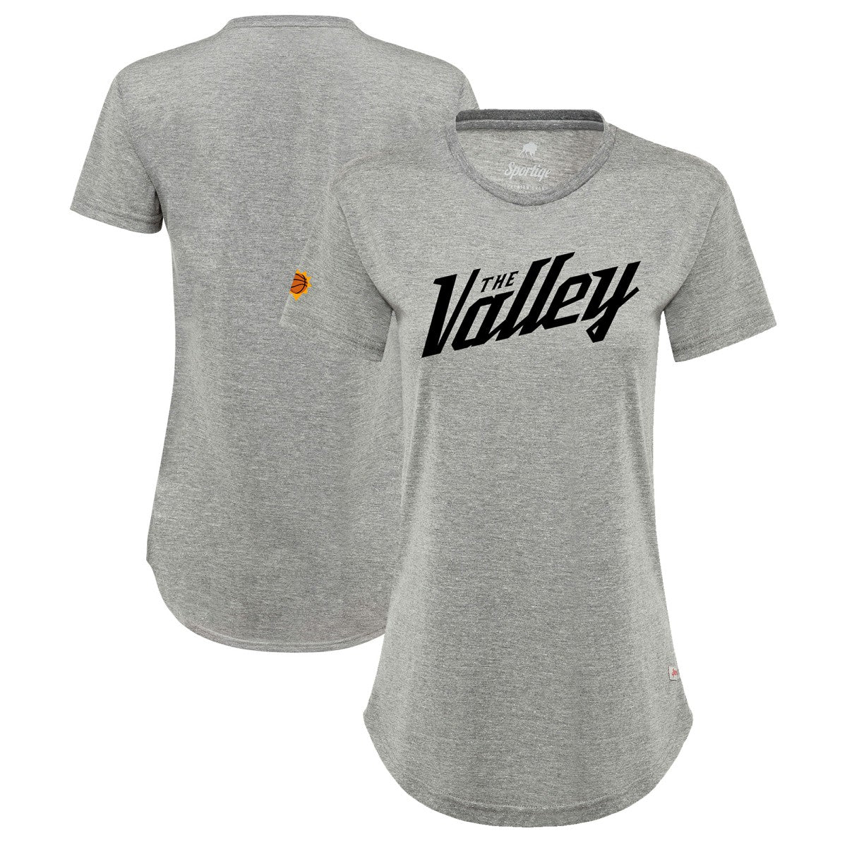 Gray Phoenix Suns Sportiqe Women's 2021/22 City Edition Phoebe T-Shirt | NBA