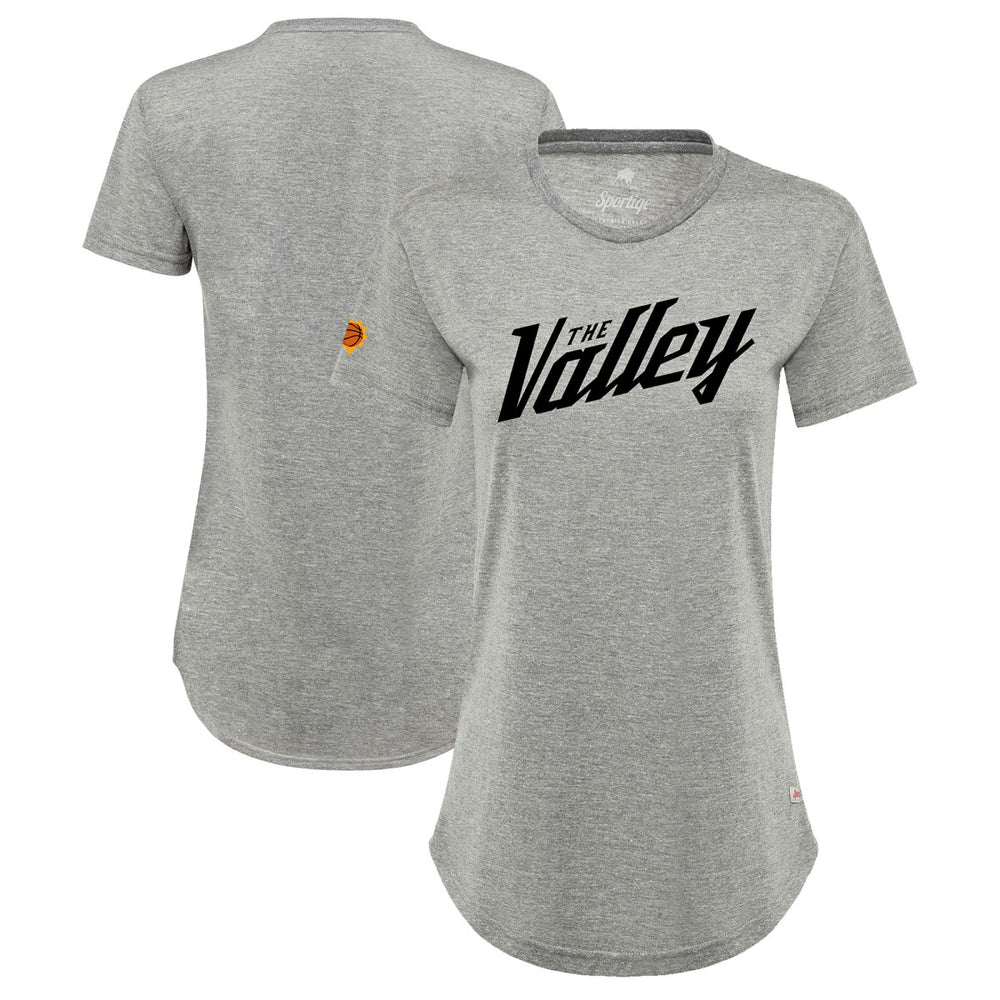 Gray Phoenix Suns Sportiqe Women's 2021/22 City Edition Phoebe T-Shirt | NBA