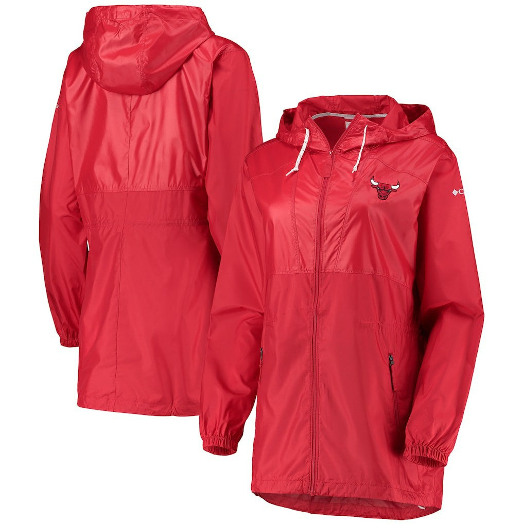Red Chicago Bulls Women's Flashback Full-Zip Jacket | NBA